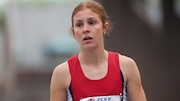 Sophia Curtis of Ocean City was the top American in the girls triple jump at the Penn Relays on Friday, April 28, 2023 in Philadelphia.