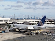 A United Airlines plane on the tarmac at Newark Liberty International Airport. New Jersey Wednesday, November 22,  2023.







































