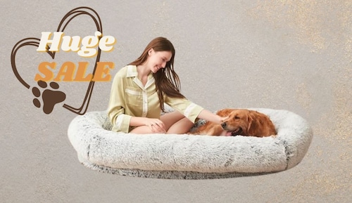 Cozzze Human Dog Bed on Sale at Amazon