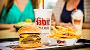 A burger and french fries from The Habit Burger Grill. (The Habit Burger Grill)