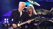 Pat Benatar and Neil Giraldo perform on stage during the 37th Annual Rock and Roll Hall of Fame Induction Ceremony at the Microsoft Theatre on November 5, 2022, in Los Angeles, California. (Photo by VALERIE MACON / AFP) (Photo by VALERIE MACON/AFP via Getty Images)