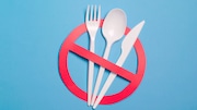 Two New Jersey towns are banning restaurants from automatically providing plastic cutlery.
